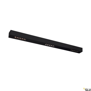 Czarna lampa sufitowa listwa ledowa SLV 1000686 Q-Line 46W 3000K CRI90 30stopni 100cm ściemnialna fazowo