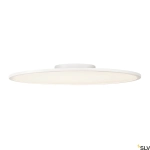 Biały okrągły płaski plafon ledowy SLV 1000783 Panel LED 42W 3000K 60cm ściemnialny fazowo