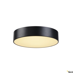 Czarny okrągły plafon SLV 1000864 Medo LED 28W 3000K 38cm ściemnianie 1-10V