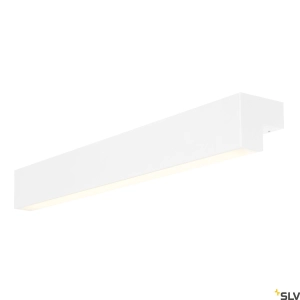 Biały podłużny kinkiet ledowy SLV 1001299 L-Line 10W 3000K IP44 61,8cm