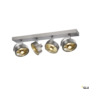 Aluminiowa lampa sufitowa z ruchomymi reflektorami SLV 1002025 Kalu 4xES111 60cm