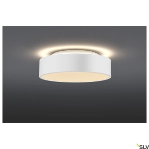 Okrągły biały plafon dwustronny ledowy SLV 1001881 Medo 15W 3000/4000K 28cm ściemnialny fazowo