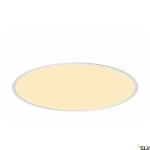 Biała szeroka okrągła lampa podtynkowa SLV 1001907 Medo 36W 3000K/4000K CRI90 61,5cm