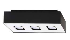 Mono Plafon Sollux Lighting SL.0072 34cm czarny