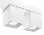 Quad 2 Biały Plafon Sollux Lighting SL.0065