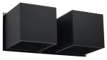 Quad 2 Czarny Kinkiet Sollux Lighting SL.0657