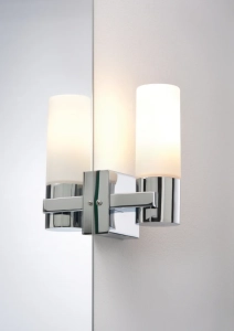 Oprawa ścienna GEMINI zestaw 2szt. E14 max.20W IP44 230V chrom Paulmann PL70354