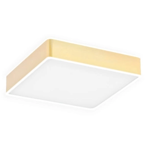 Lampa sufitowa kwadratowy złoty plafon Argon 4050 Atlantis LED 15W 3000K 25cm