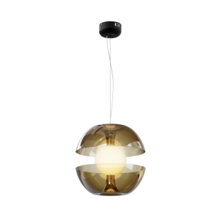 Lampa Wisząca Szklana Kula Otwarta Maytoni MOD322PL-L6G3K Rebel LED 6W 3000K 30cm x 149cm złoty