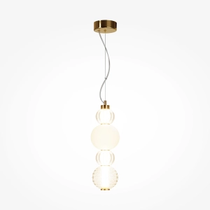 Lampa Wisząca Wysoka Maytoni P069PL-L17G3K Collar LED 17W 3000K 14cm x 169cm złoty