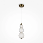 Lampa Wisząca Kule Maytoni P069PL-L16G3K Collar LED 16W 3000K 14cm x 157cm złoty