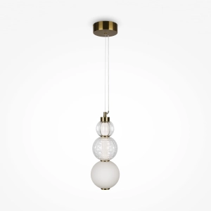 Lampa Wisząca Kule Maytoni P069PL-L16G3K Collar LED 16W 3000K 14cm x 157cm złoty