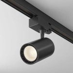 Czarny reflektor na szynoprzewód 3-fazowy Maytoni TR029-3-10W3K-S-B Vuoro LED 10W 750LM 3000K 24stopnie