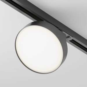 Czarny reflektor na szynę 1-fazową Maytoni TR043-1-12W3K-B Zon LED 12W 840LM 3000K 110stopni