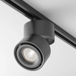 Czarny reflektor na szynoprzewód 1-fazowy Maytoni TR084-1-15W3K-B Yin LED 15W 950LM 3000K CRI90 24stopnie