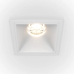 Lampa sufitowa Podtynkowa Maytoni DL043-01-10W3K-D-SQ-W Alfa LED 10W 3000K CRI90 ściemniacz 36stopni 6,5cm x 5,2cm biały ramka