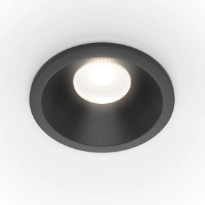 Lampa sufitowa Podtynkowa Maytoni DL034-01-06W4K-B Zoom LED 6W 4000K IP65 CRI90 60stopni 6cm x 6cm czarny bez regulacji