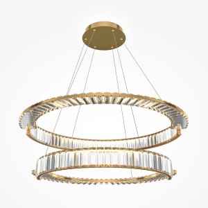 Lampa Wisząca Kryształowy Żyrandol Maytoni P097PL-L90G4K Krone LED 90W 6000LM 4000K 100cm x 150cm złoty