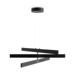 Lampa Wisząca Trzy Listwy Maytoni MOD163PL-L38B4K1 Origami LED 46W 2300LM 4000K 80cm x 120cm czarny