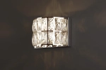 Chromowany kinkiet z kryształkami MaxLight W0204 Diamante G9