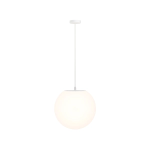 Lampa zewnętrzna wisząca kula Maytoni O594PL-01W Erda E27 IP54 30cm x 150cm biały