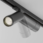 Czarny reflektor na szynoprzewód 1-fazowy Maytoni TR021-1-12B3K-Z-D-B Focus Zoom LED 12W 900LM 3000K CRI90