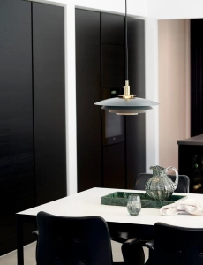 Szara lampa wisząca Nordlux 39489910 Bretagne G9 38cm x 200cm