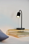 Czarna lampa stołowa nocna giętkie ramię Nordlux 2213505003 Explore GU10 55cm