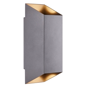 Zewnętrzna lampa ścienna kinkiet na elewację Nordlux 2218221050 Nico Square 2xGU10 IP54 antracyt