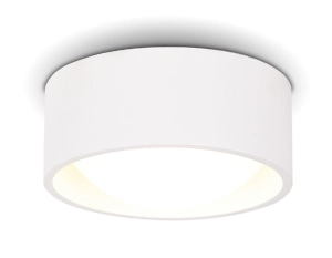 Biały okrągły plafon łazienkowy MaxLight C0134 Kodak LED 8W 704LM 3000K IP44 10cm x 4,8cm