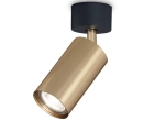 Mosiężna lampa sufitowa ścienna reflektor punktowy spot Ideal Lux 244662 Dynamite GU10