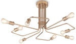 Włoska designerska mosiężna lampa sufitowa Ideal Lux 160313 Triumph 8xE27 92cm x 41cm