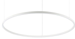 Lampa wisząca biała obręcz Ideal Lux 229461 Oracle Slim LED 32W 3150LM 3000K 115stopni 50cm x 202cm