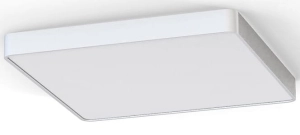 Płaska kwadratowa zaoblona biała lampa sufitowa plafon Sufitowa Nowodvorski 7544 Soft LED 11W 3000K 63cm x 6cm