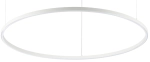 Biała lampa wisząca obręcz światło w dół Ideal Lux 229478 Oracle Slim LED 55W 3000K 90cm