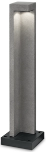 Zewnętrzna lampa stojąca słupek ogrodowy Ideal Lux 246987 Titano LED 9W 3000K IP55 74cm czarny