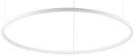 Lampa wisząca biała obręcz ze światłem w dół Ideal Lux 229485 Oracle Slim LED 38W 4300LM 3000K 70cm