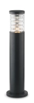 Czarna aluminiowa zewnętrzna lampa stojąca słupek ogrodowy Ideal Lux 4730 Tronco E27 IP44 60cm