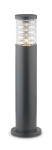 Antracytowa aluminiowa zewnętrzna lampa stojąca słupek ogrodowy Ideal Lux 26985 Tronco E27 IP44 60cm