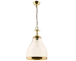 Lampa mosiężna wisząca z szklanym kloszem Jupiter 1570 Isla IS 1 B/M E27 29cm kolor klosza do wyboru