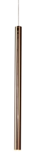 Lampa wisząca smukła miedziana tuleja 45cm x 2,5cm MaxLight P0171 Organic LED 1W 3000K