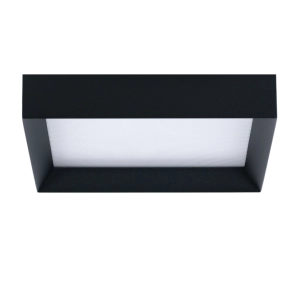 Lampa sufitowa kwadratowy czarny plafon Oxyled 894545 Viana SQ M LED 60W 4200+1800LM 4000K CRI90 595x90mm