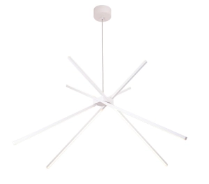 Lampa sufitowa białe listwy ledowe Max Light P0270 Spider LED 33W 3000K