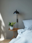 Czarna lampa ścienna kinkiet z kopułowym kloszem Nordlux 2213721003 Ellen E14