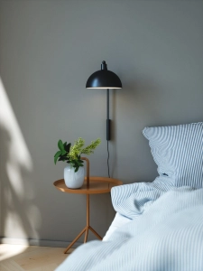 Czarna lampa ścienna kinkiet z kopułowym kloszem Nordlux 2213721003 Ellen E14