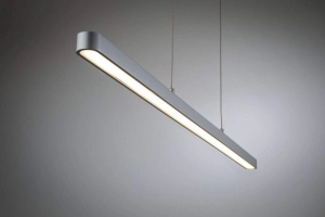 Chromowana matowa lampa wisząca listwa 100cm na szynę 1-fazową URail Paulmann PL95578 LED 43W 2700-6500K