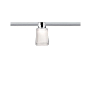 Szklana lampa sufitowa kieliszek na szynę 1-fazową URail Paulmann PL95501 Safira LED 5,2W 2700K