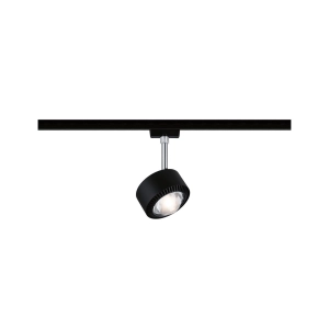 Czarny reflektor na szynę 1-fazową URail Paulmann PL96812 Aldan LED 8W 4000K ściemnialny