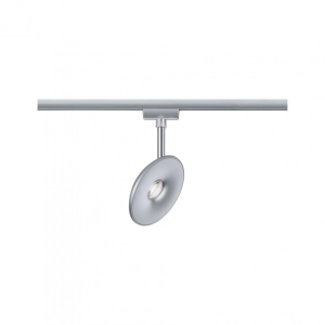 Chromowany reflektor na szynę 1-fazową URail Paulmann PL96801 Sphere LED 7,4W 4000K ściemnialny