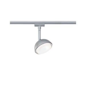 Chromowany reflektor na szynę 1-fazową URail Paulmann PL95508 Hemi LED 5W 3000K